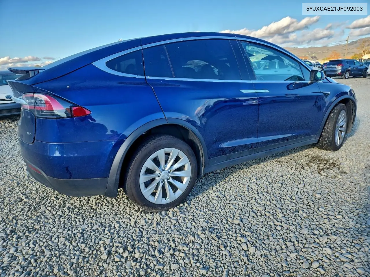 5YJXCAE21JF092003 2018 Tesla Model X