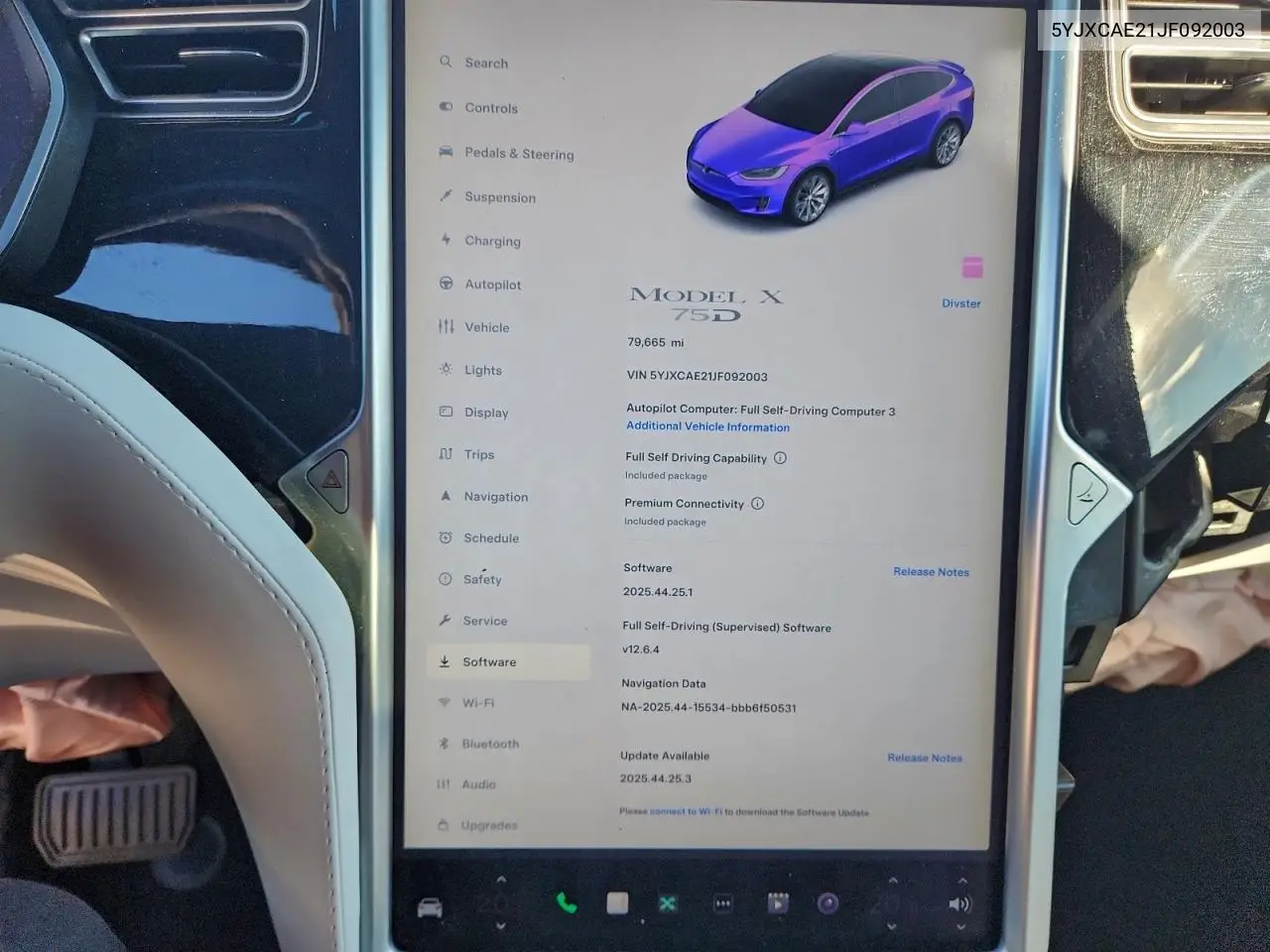 5YJXCAE21JF092003 2018 Tesla Model X