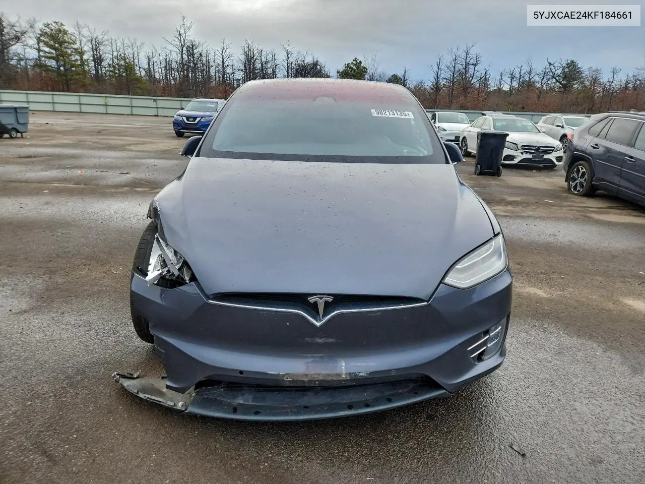 2019 Tesla Model X VIN: 5YJXCAE24KF184661 Lot: 98213135