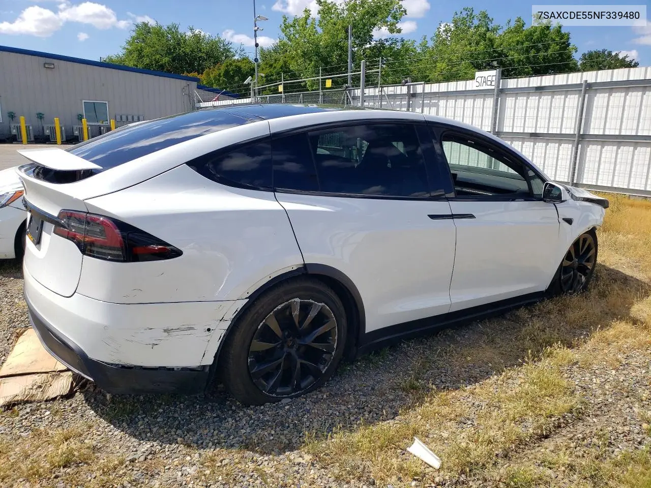 7SAXCDE55NF339480 2022 Tesla Model X