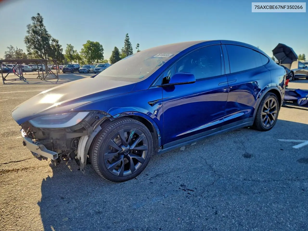 7SAXCBE67NF350266 2022 Tesla Model X