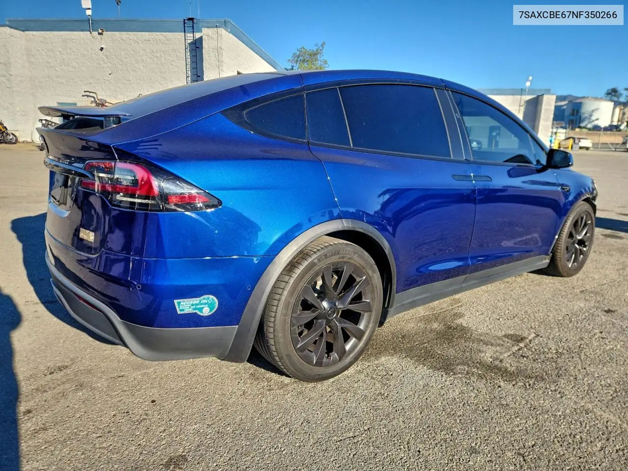 7SAXCBE67NF350266 2022 Tesla Model X