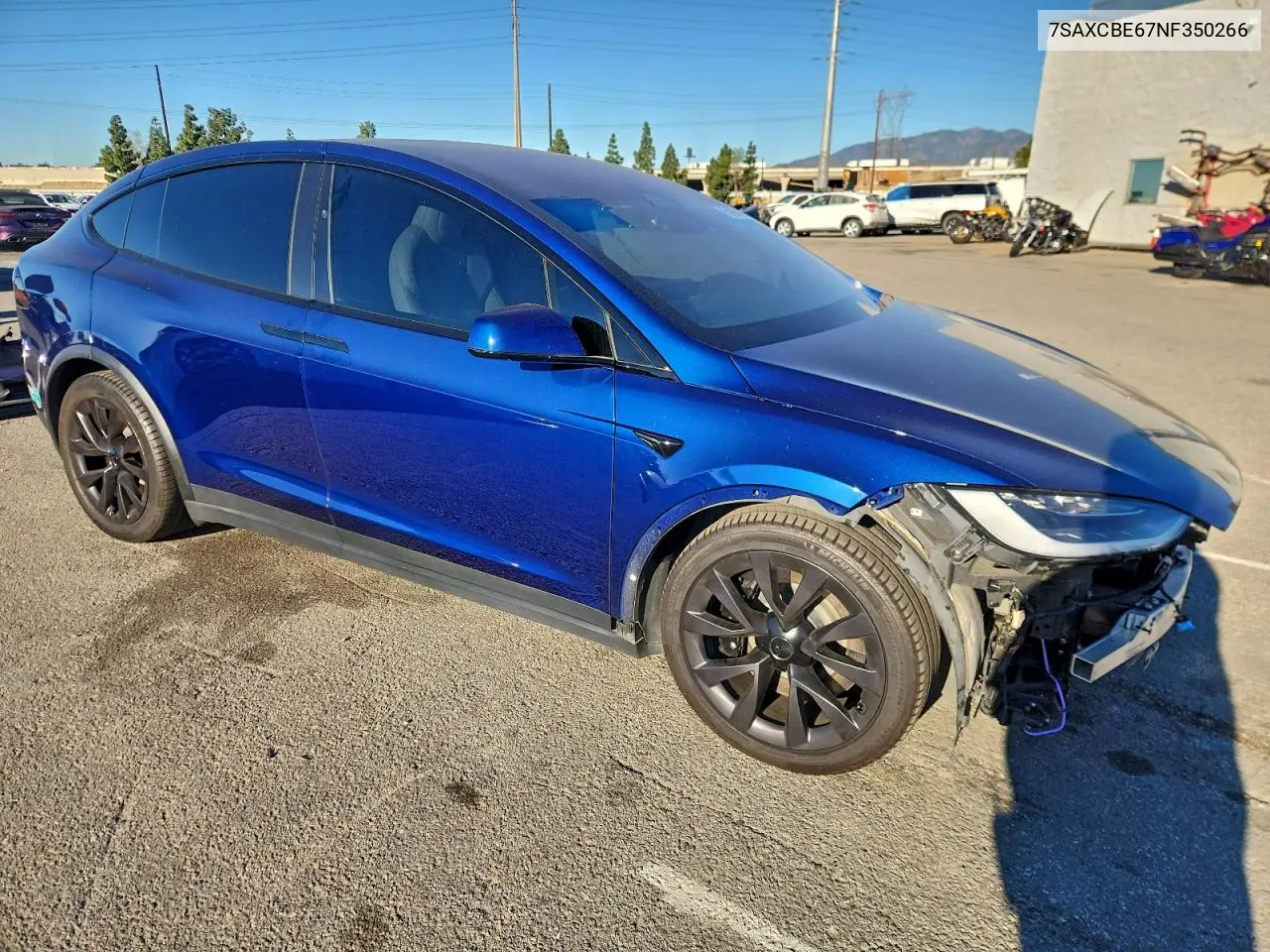 7SAXCBE67NF350266 2022 Tesla Model X