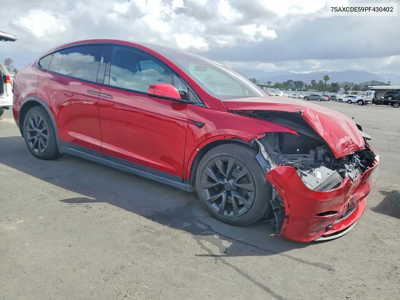 2023 Tesla Model X VIN: 7SAXCDE59PF430402 Lot: 55189316
