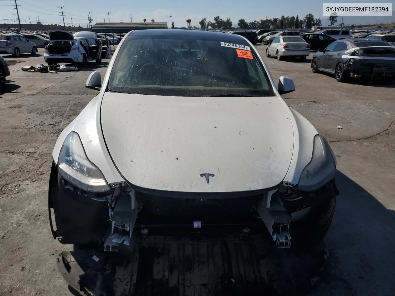 5YJYGDEE9MF182394 2021 Tesla Model Y