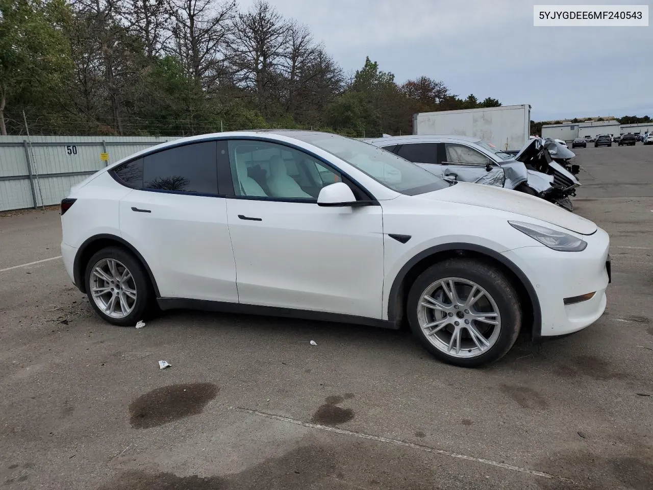 5YJYGDEE6MF240543 2021 Tesla Model Y