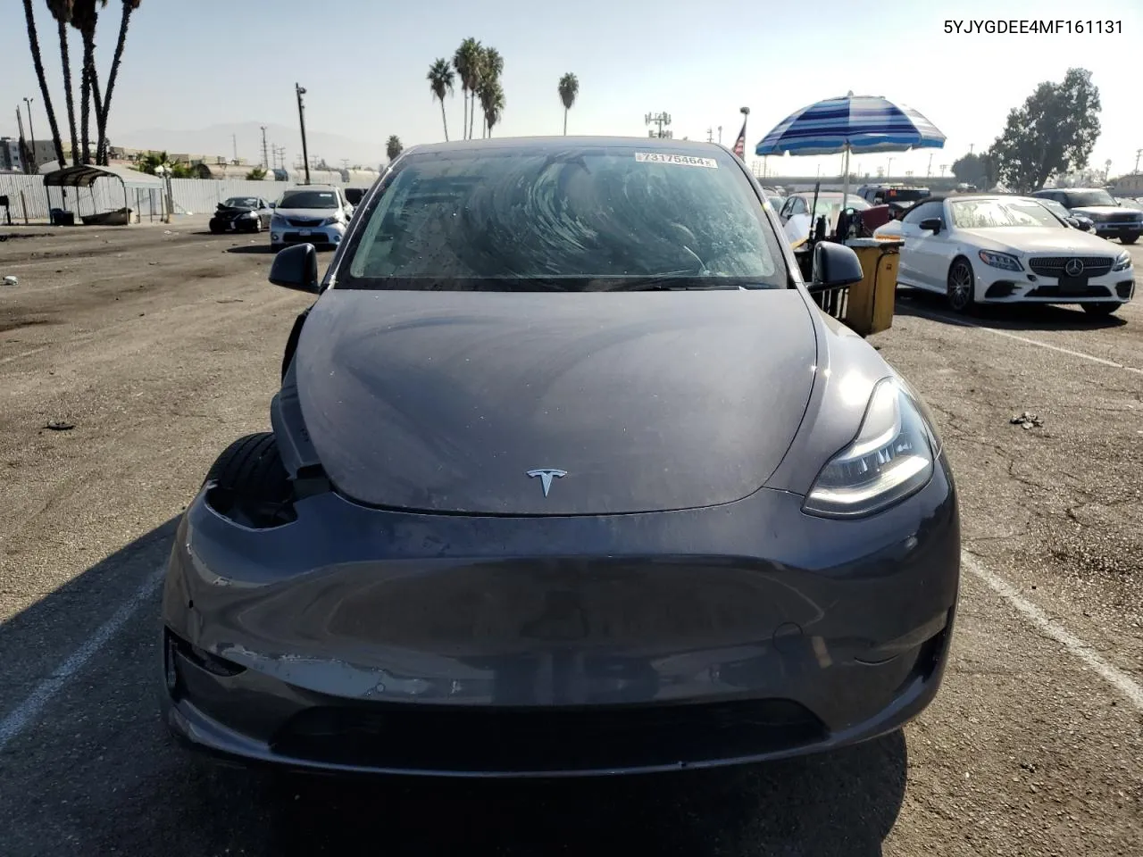 2021 Tesla Model Y VIN: 5YJYGDEE4MF161131 Lot: 73175464