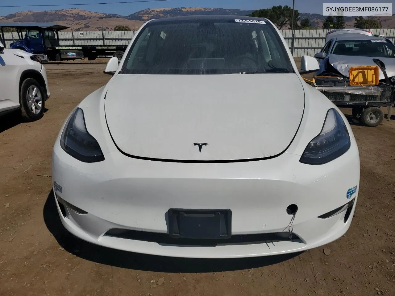 5YJYGDEE3MF086177 2021 Tesla Model Y