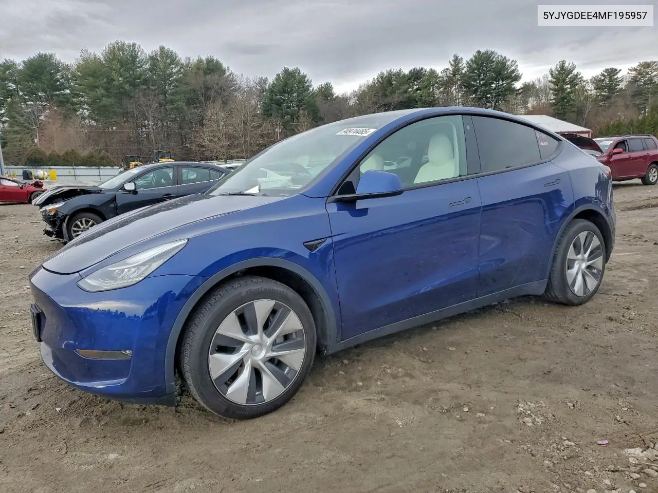 5YJYGDEE4MF195957 2021 Tesla Model Y