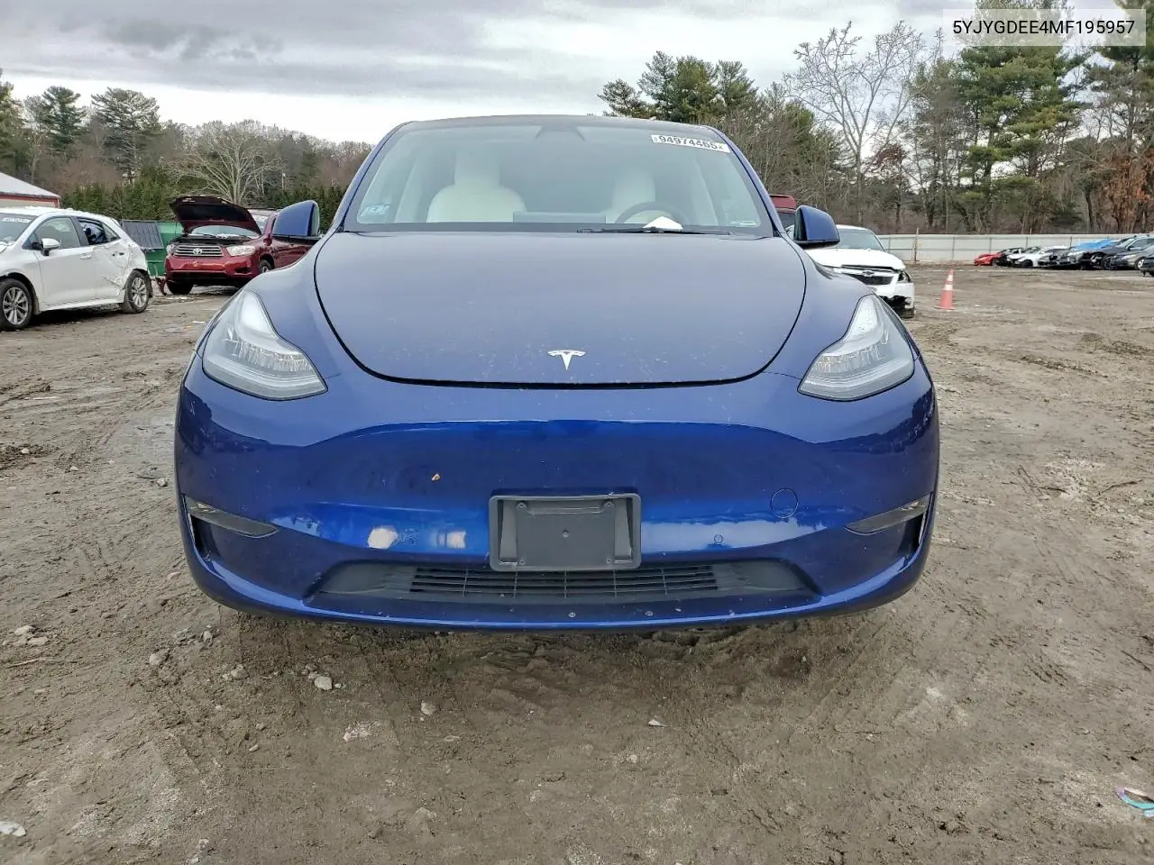 5YJYGDEE4MF195957 2021 Tesla Model Y