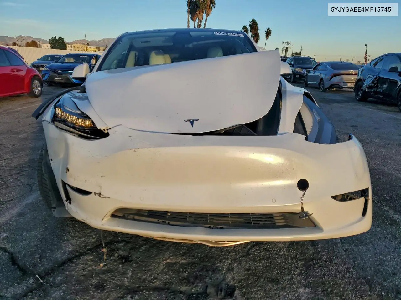 5YJYGAEE4MF157451 2021 Tesla Model Y
