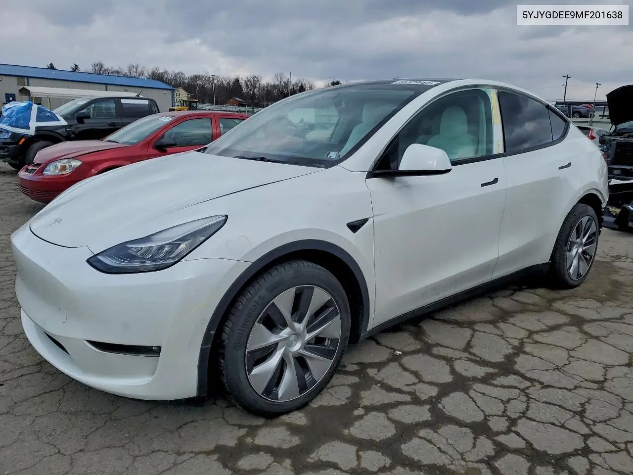 5YJYGDEE9MF201638 2021 Tesla Model Y