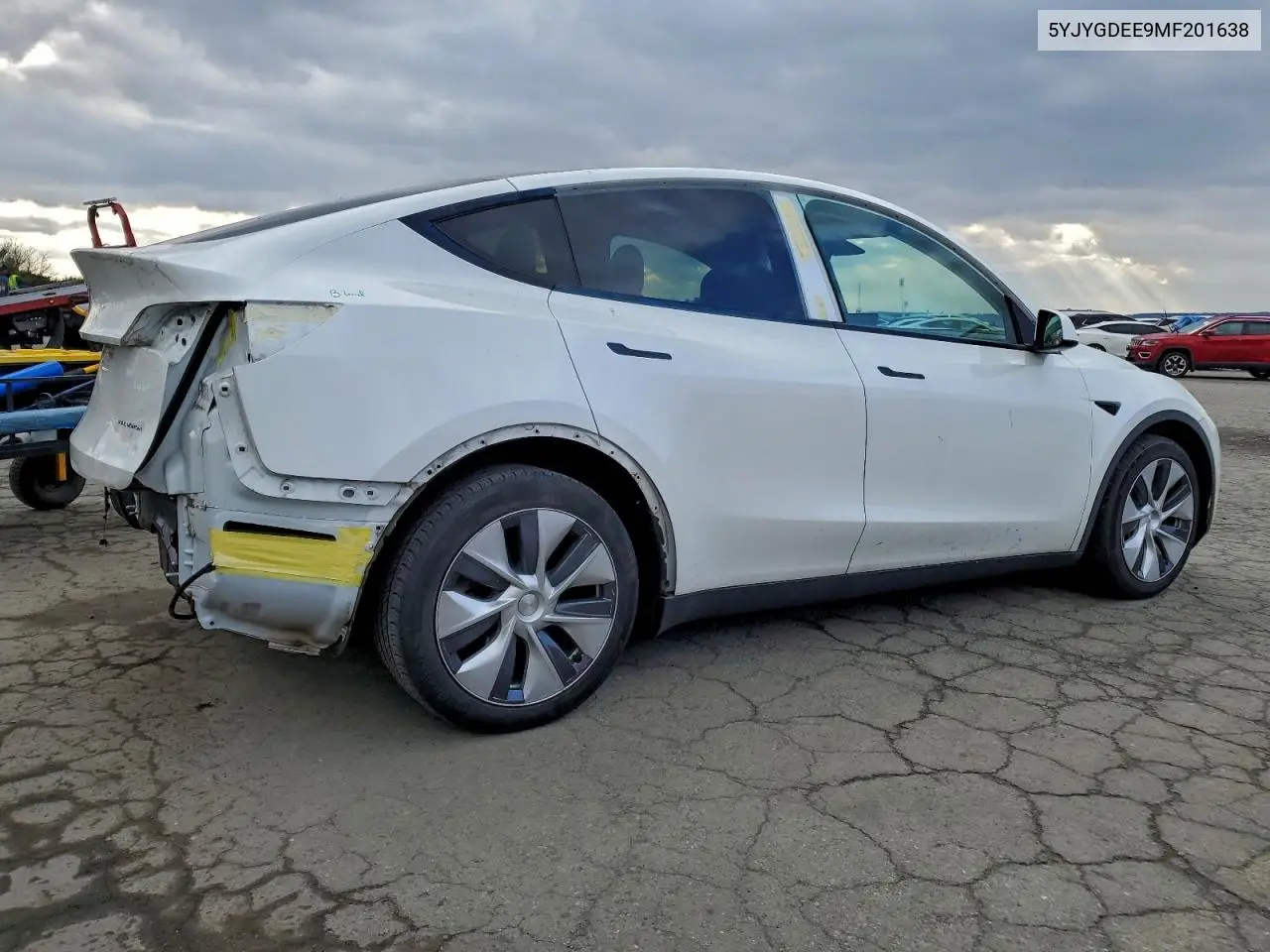 5YJYGDEE9MF201638 2021 Tesla Model Y
