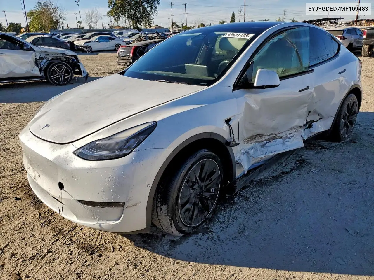 5YJYGDED7MF109483 2021 Tesla Model Y
