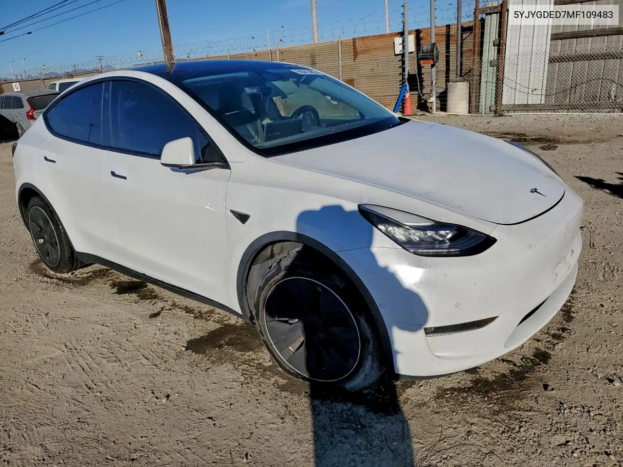 5YJYGDED7MF109483 2021 Tesla Model Y