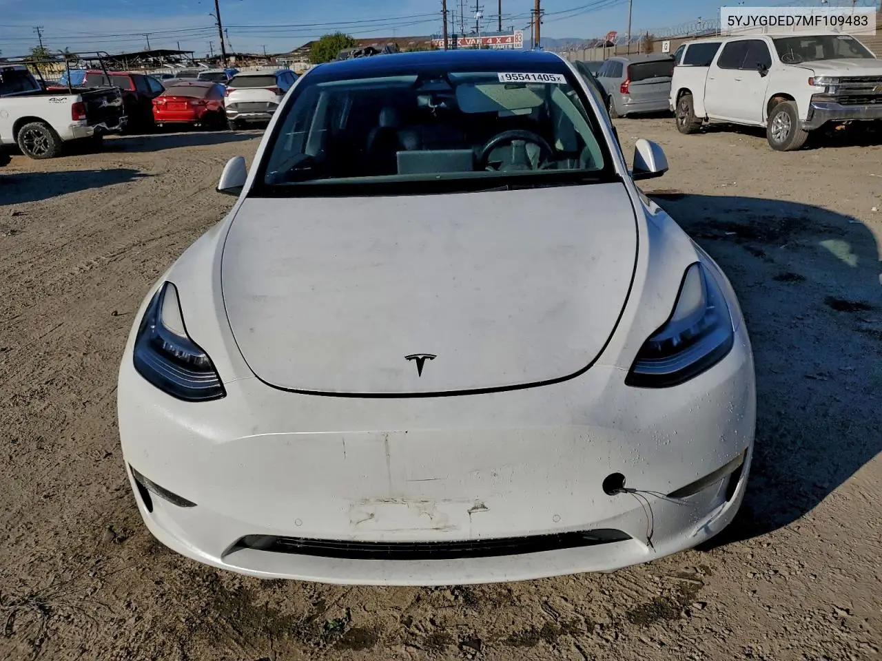 5YJYGDED7MF109483 2021 Tesla Model Y