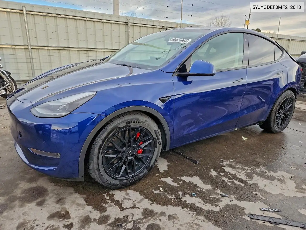 5YJYGDEF0MF212018 2021 Tesla Model Y