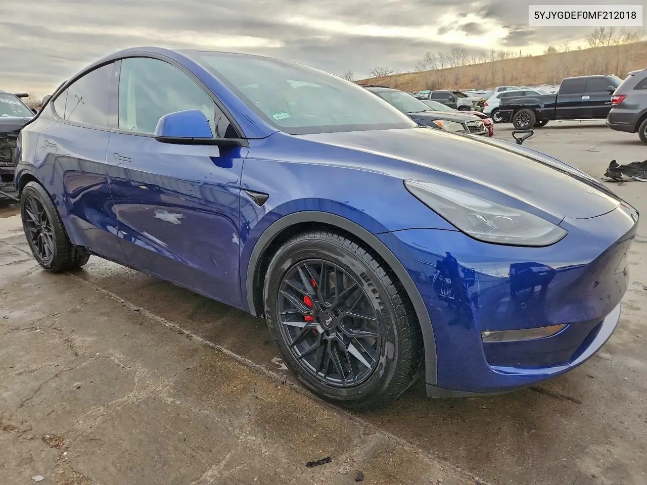 5YJYGDEF0MF212018 2021 Tesla Model Y