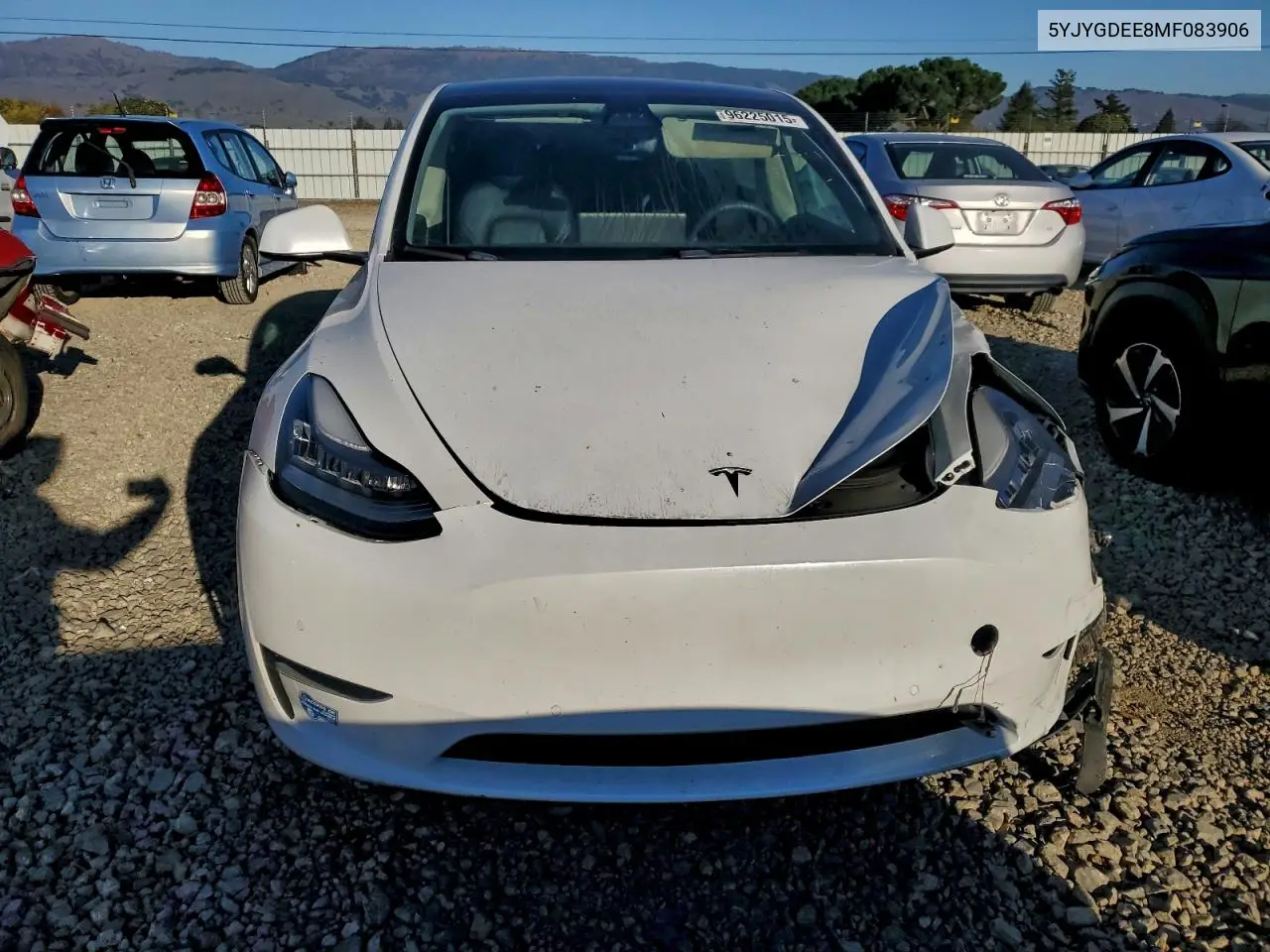 5YJYGDEE8MF083906 2021 Tesla Model Y