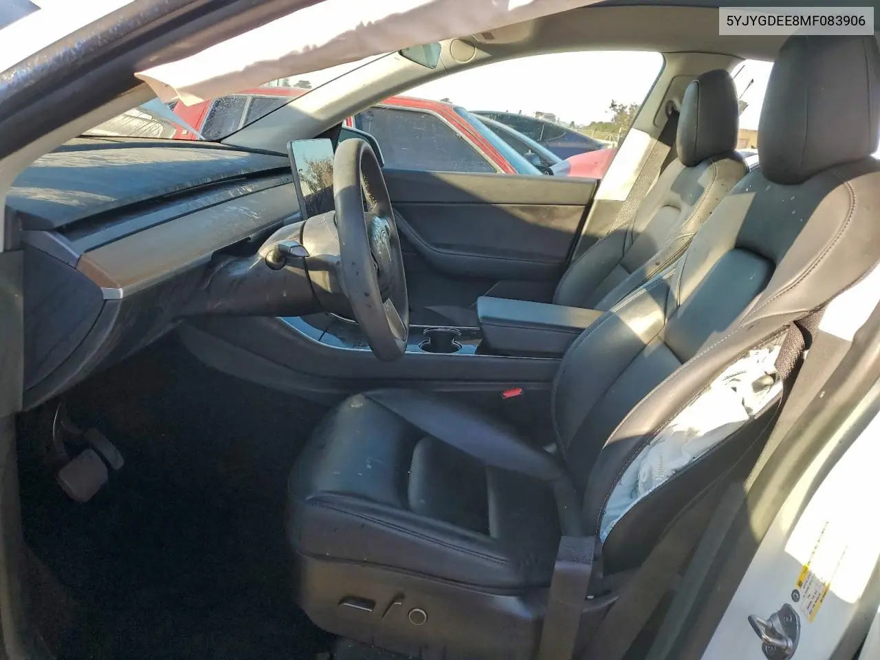 5YJYGDEE8MF083906 2021 Tesla Model Y