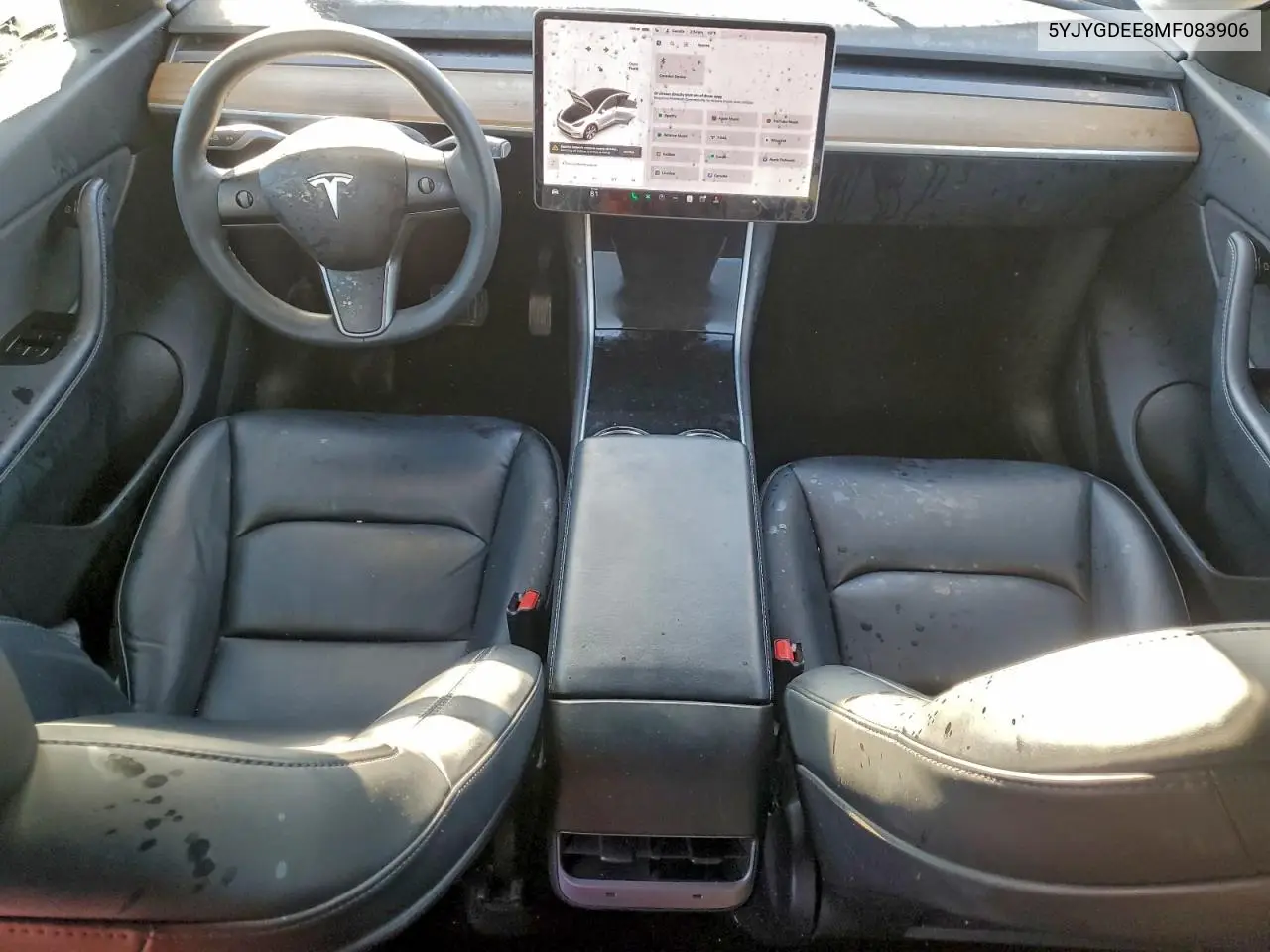 5YJYGDEE8MF083906 2021 Tesla Model Y