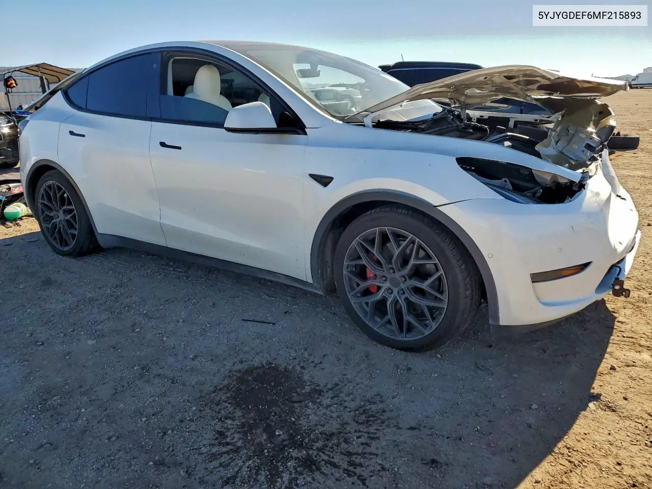 5YJYGDEF6MF215893 2021 Tesla Model Y