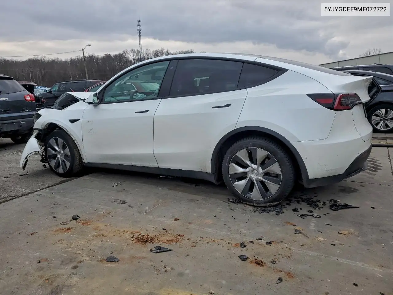 5YJYGDEE9MF072722 2021 Tesla Model Y