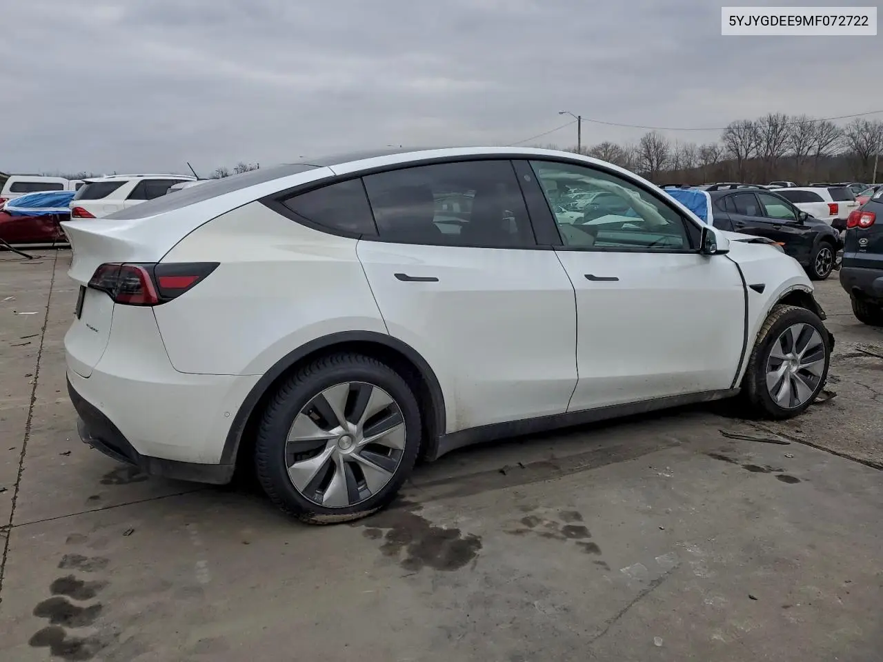 5YJYGDEE9MF072722 2021 Tesla Model Y