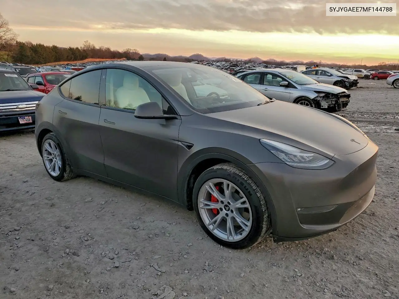 5YJYGAEE7MF144788 2021 Tesla Model Y