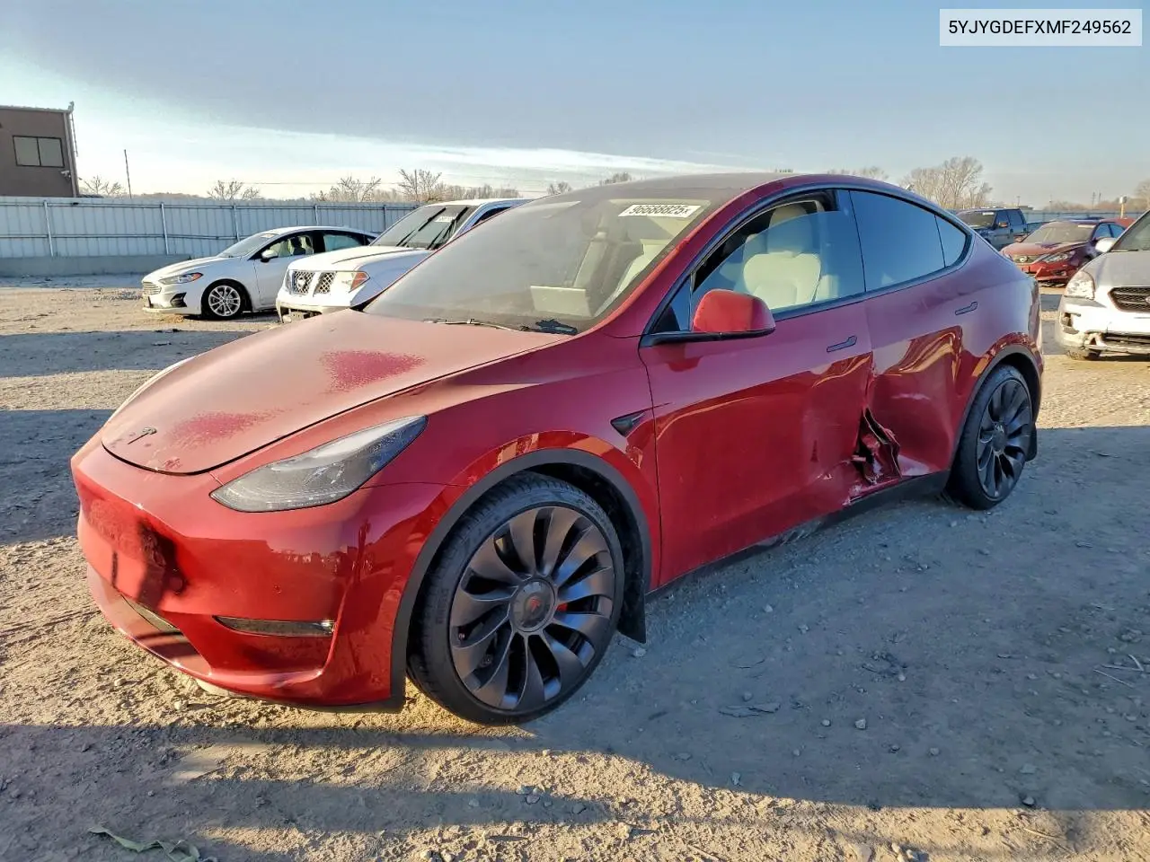 5YJYGDEFXMF249562 2021 Tesla Model Y