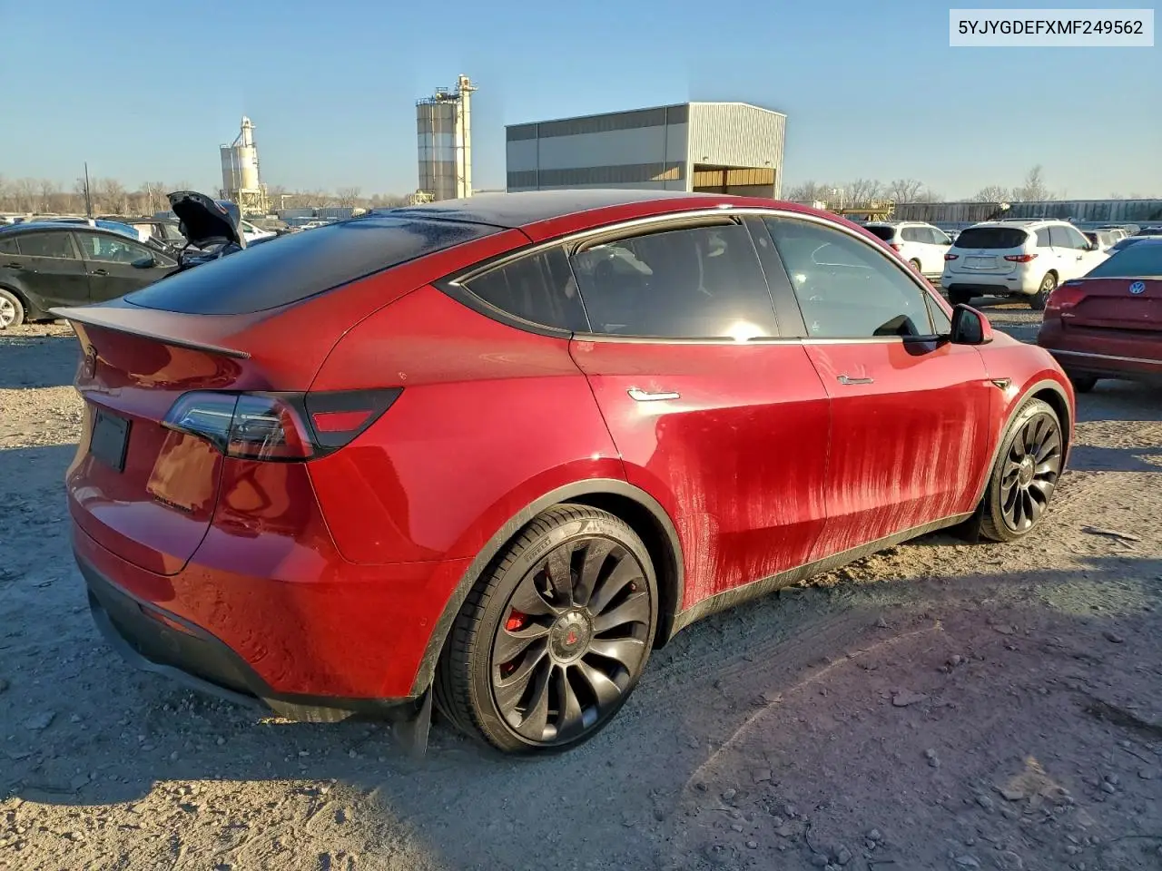 5YJYGDEFXMF249562 2021 Tesla Model Y