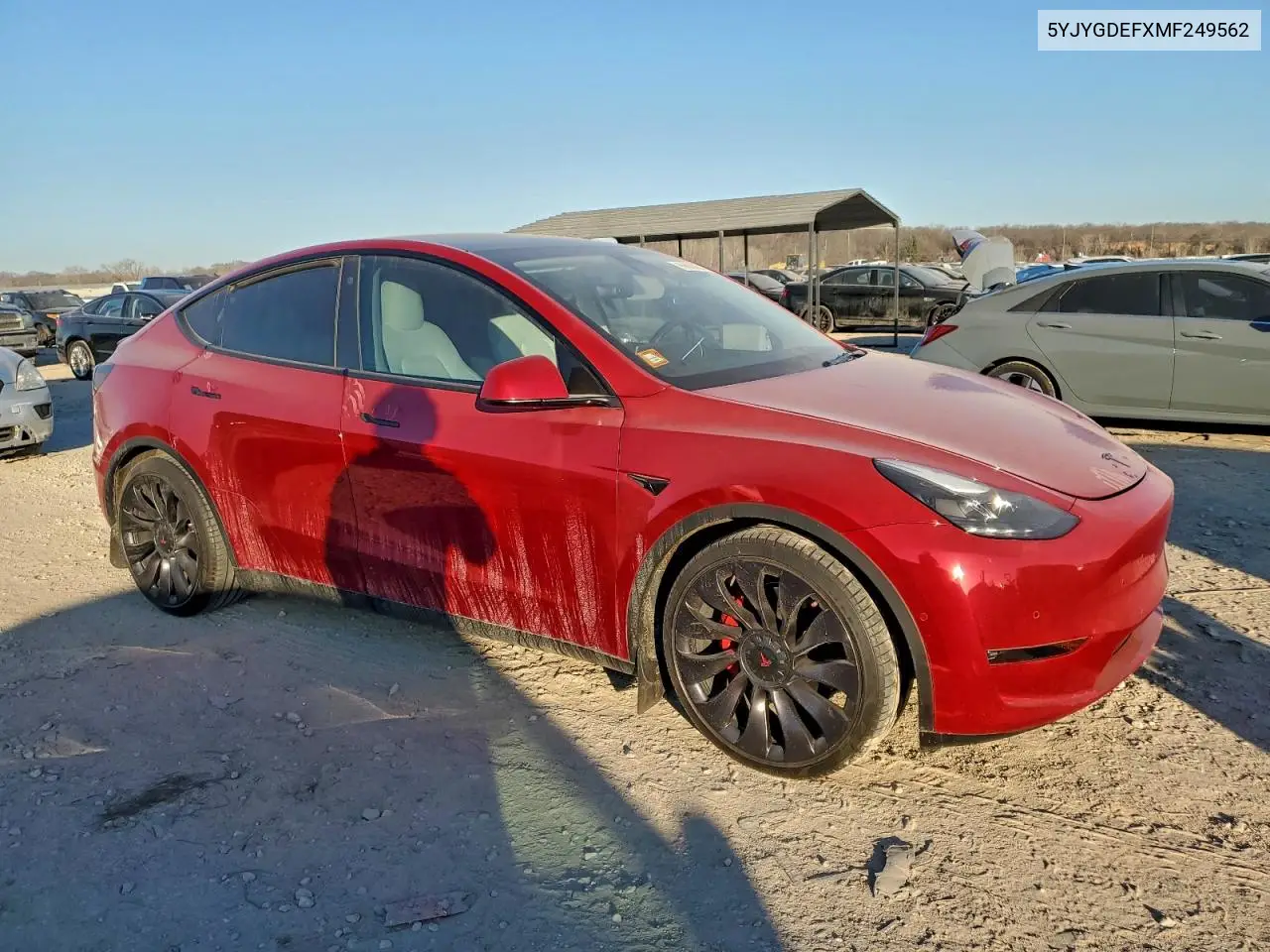 5YJYGDEFXMF249562 2021 Tesla Model Y