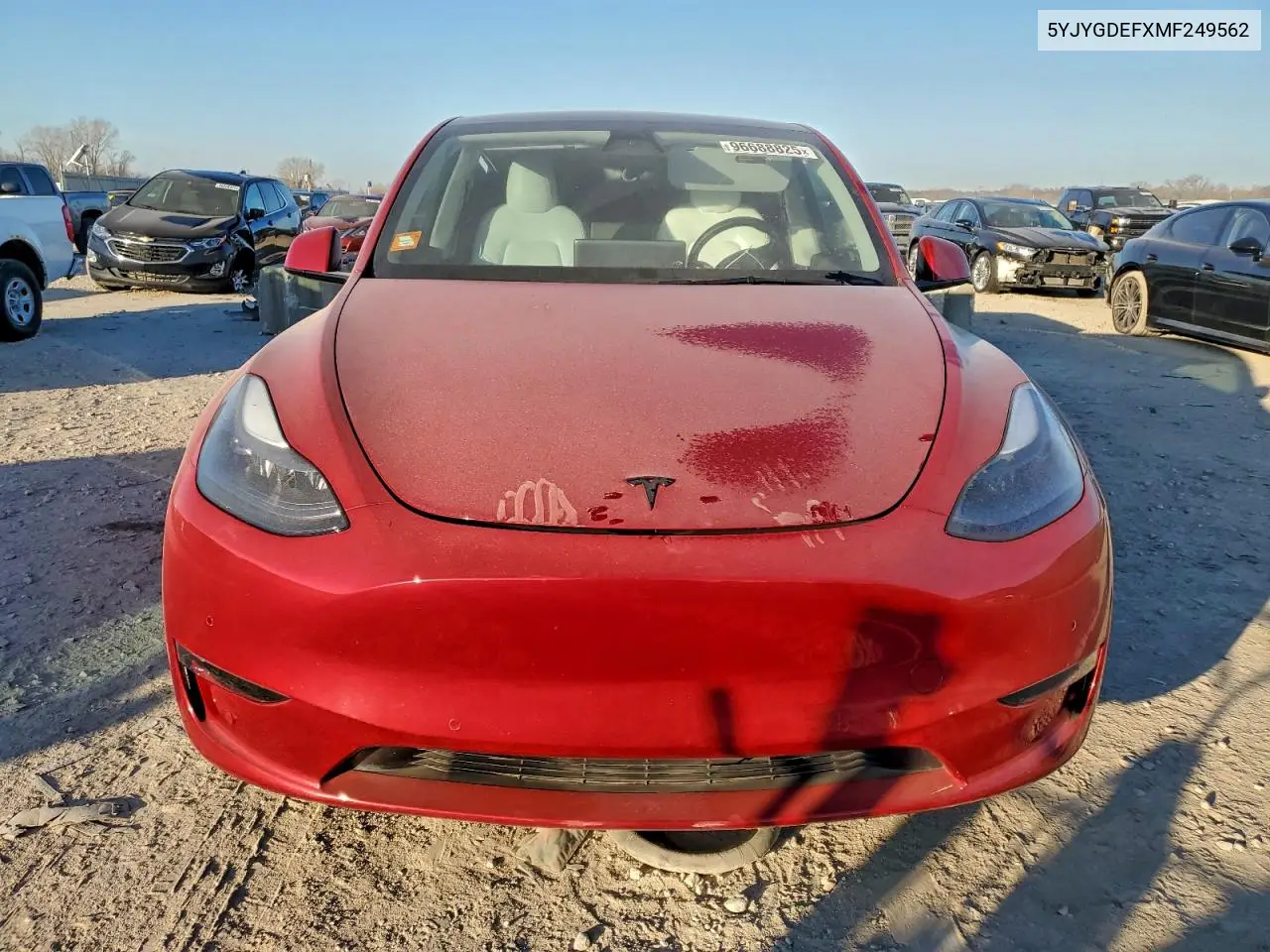 5YJYGDEFXMF249562 2021 Tesla Model Y
