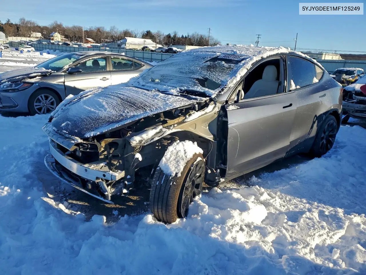 5YJYGDEE1MF125249 2021 Tesla Model Y