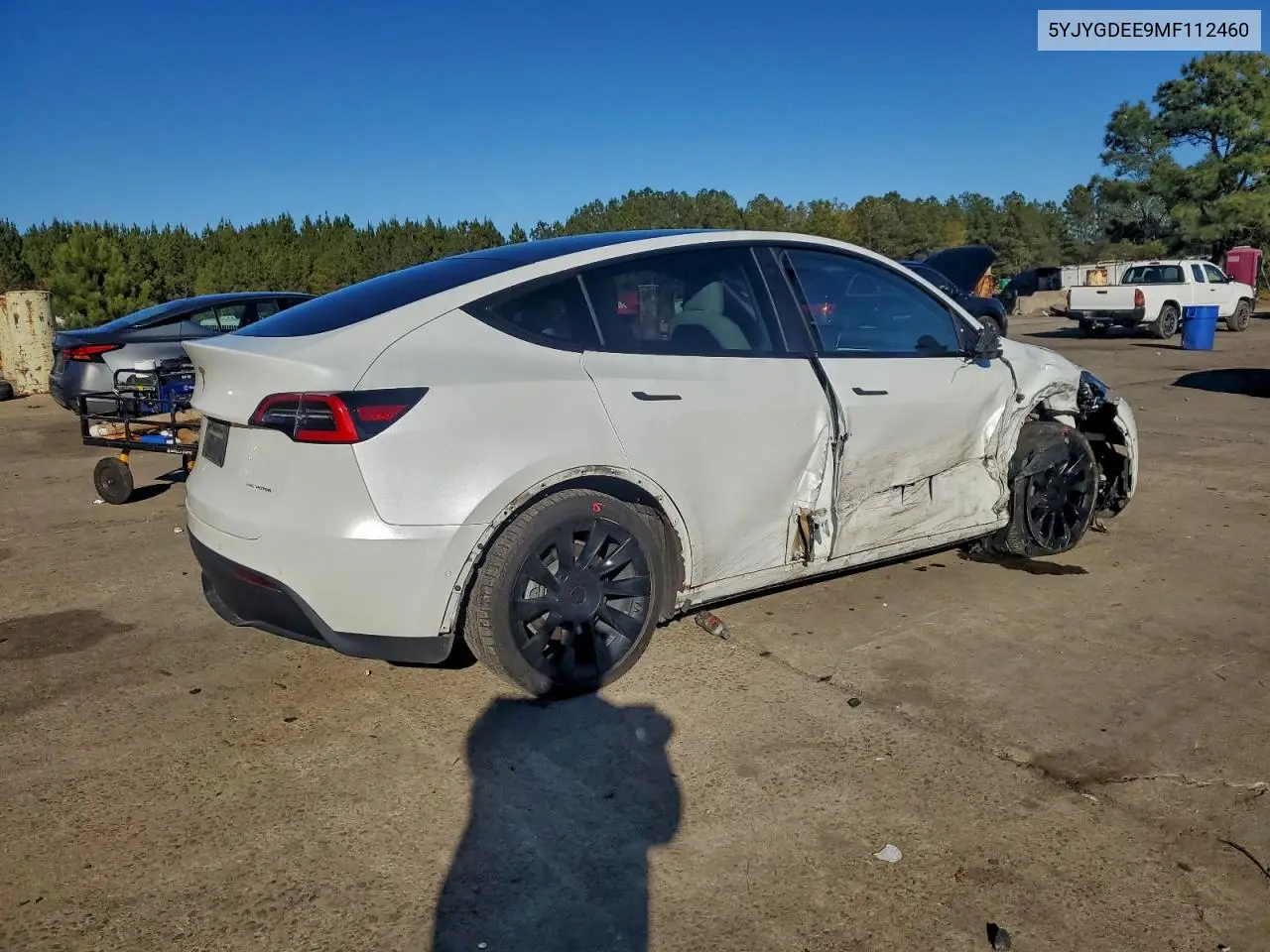 5YJYGDEE9MF112460 2021 Tesla Model Y