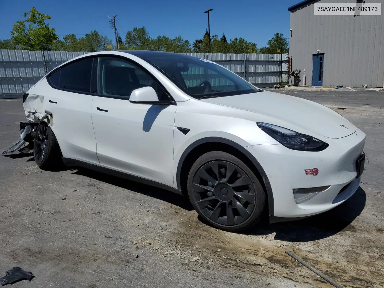 7SAYGAEE1NF489173 2022 Tesla Model Y