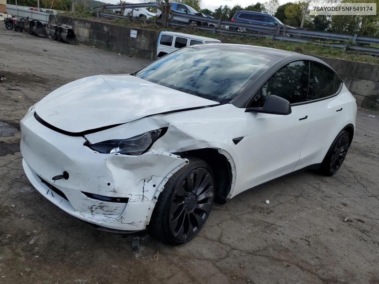 7SAYGDEF5NF549174 2022 Tesla Model Y