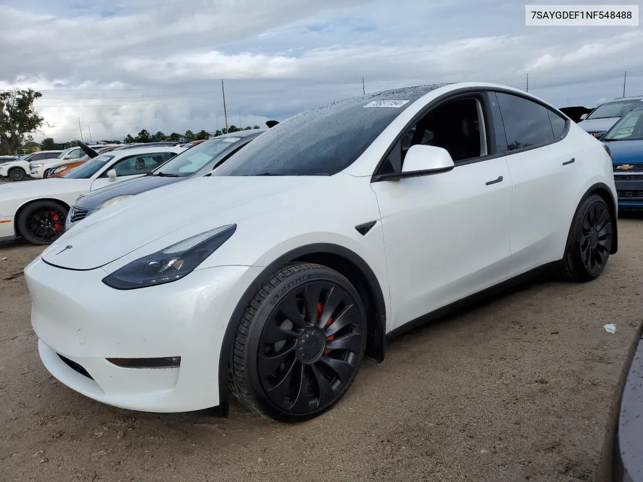 7SAYGDEF1NF548488 2022 Tesla Model Y