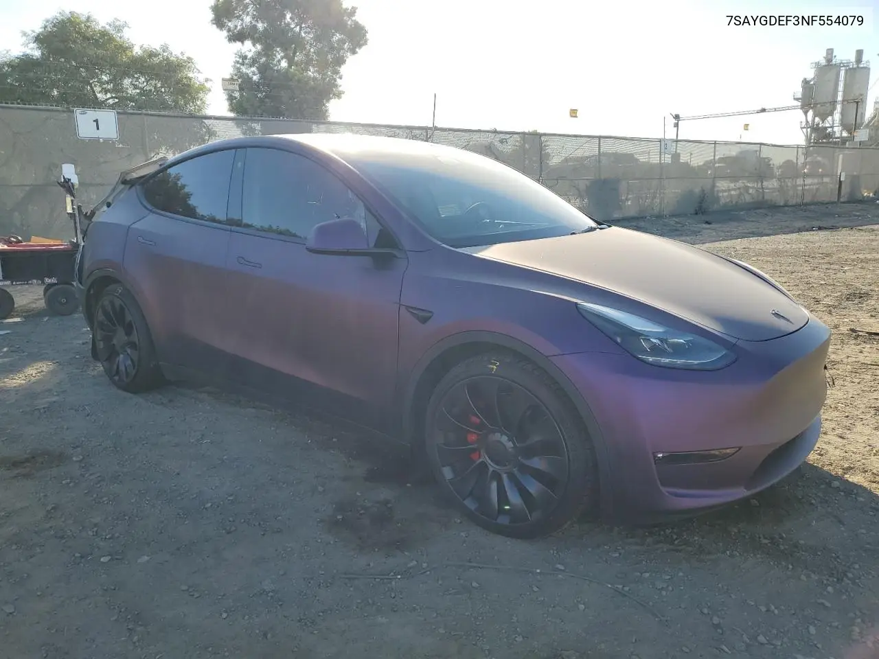 7SAYGDEF3NF554079 2022 Tesla Model Y