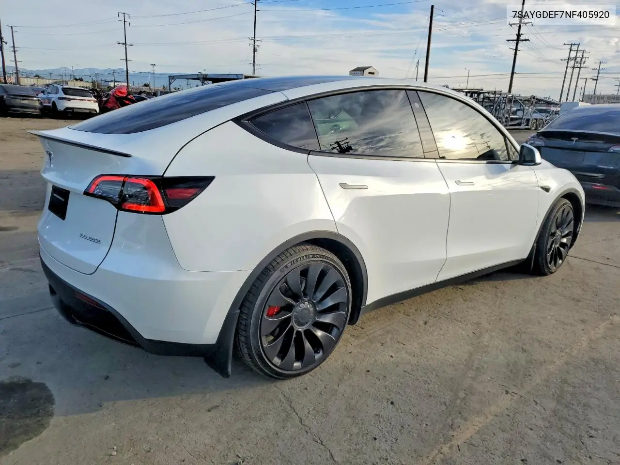 7SAYGDEF7NF405920 2022 Tesla Model Y