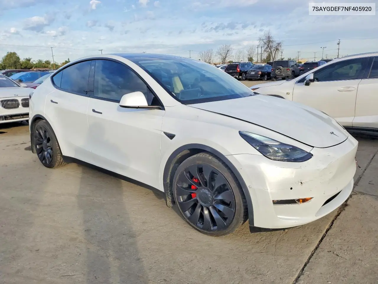 7SAYGDEF7NF405920 2022 Tesla Model Y
