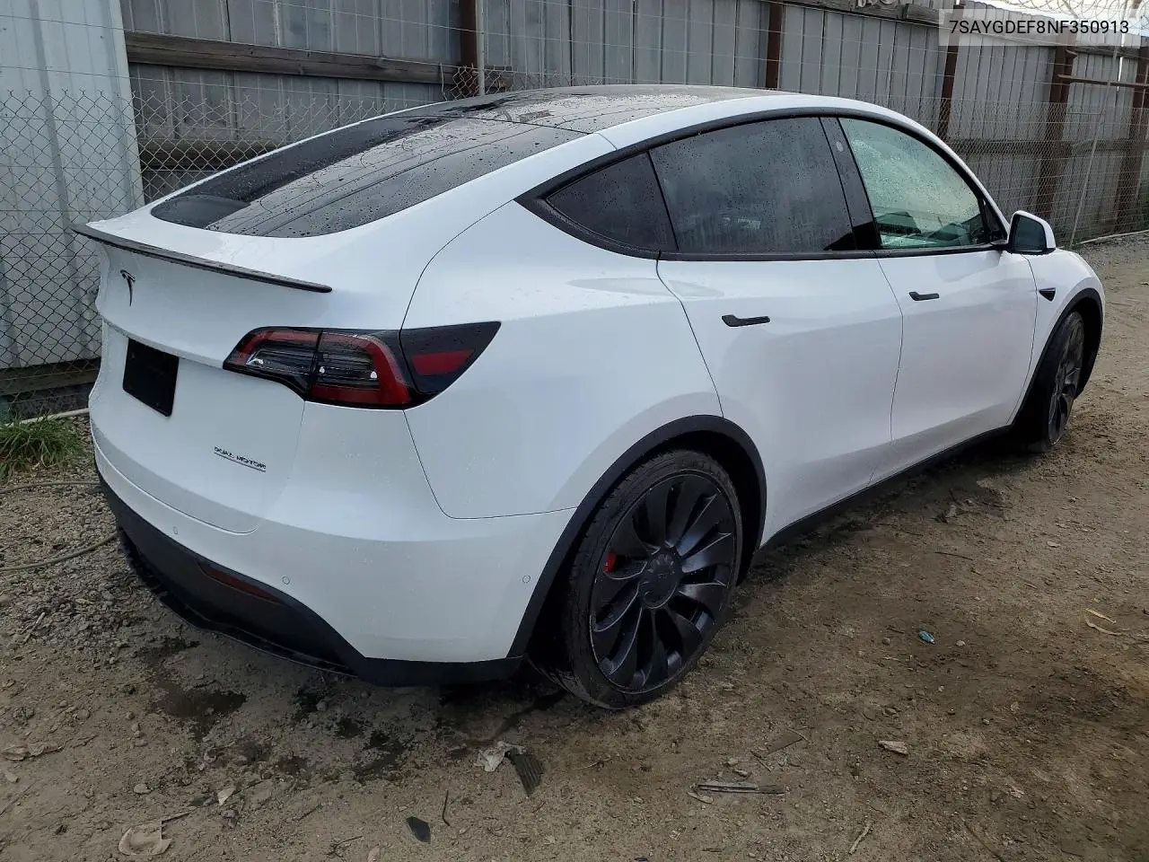 7SAYGDEF8NF350913 2022 Tesla Model Y