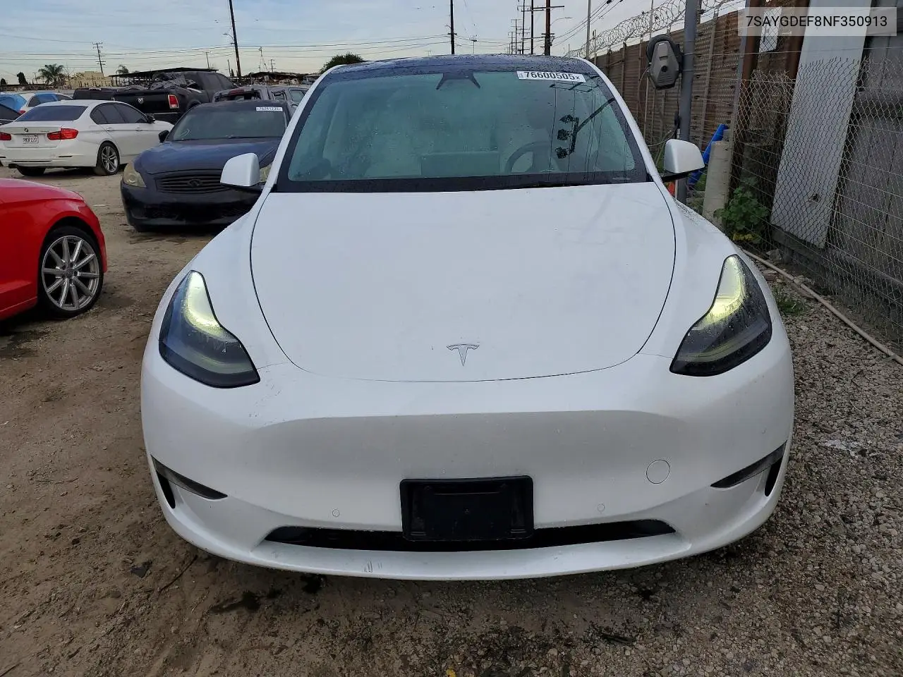 7SAYGDEF8NF350913 2022 Tesla Model Y