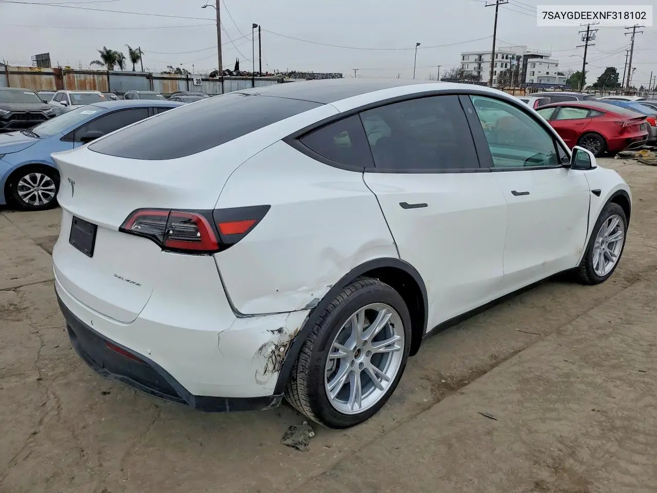 7SAYGDEEXNF318102 2022 Tesla Model Y