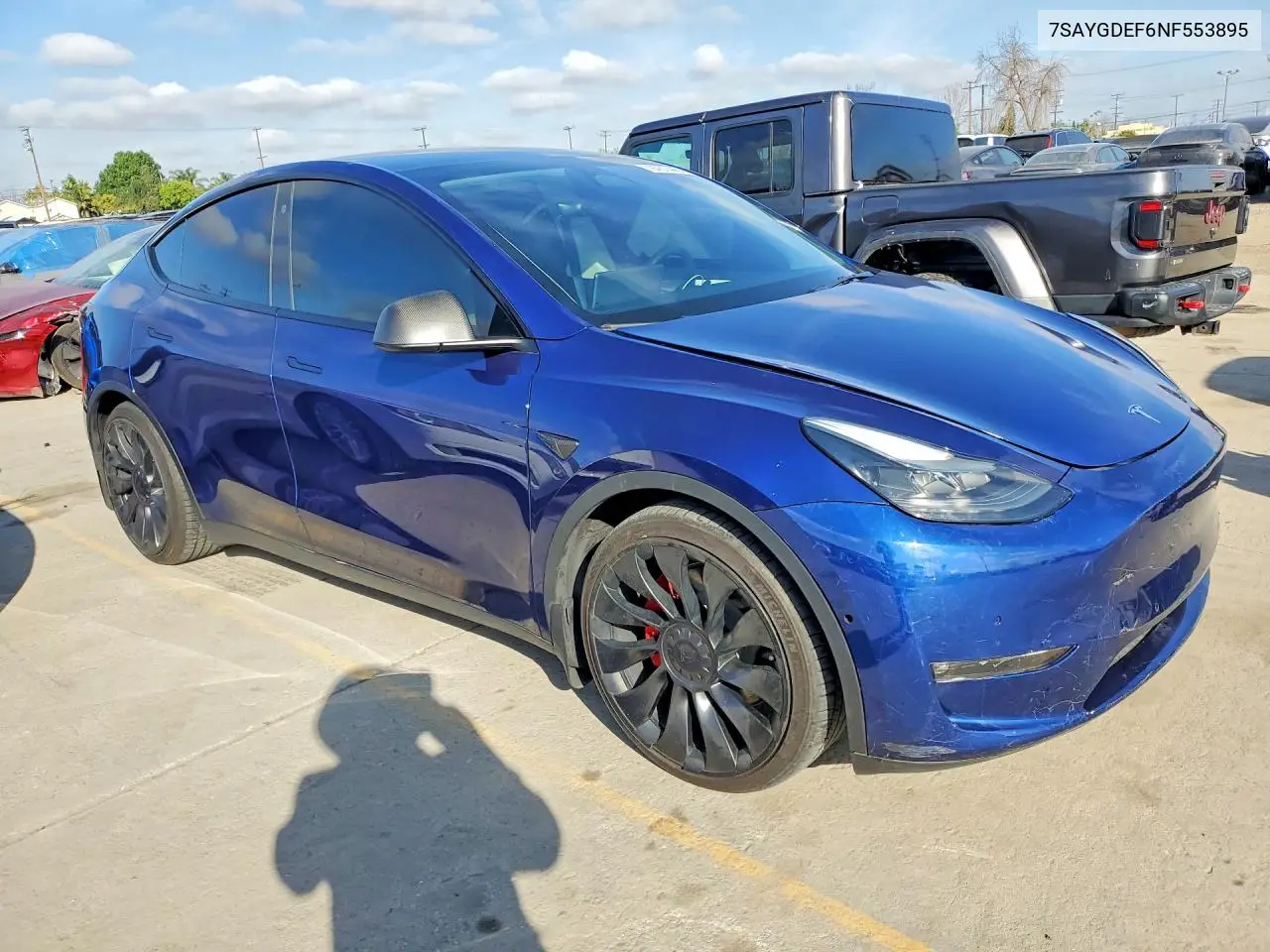 7SAYGDEF6NF553895 2022 Tesla Model Y