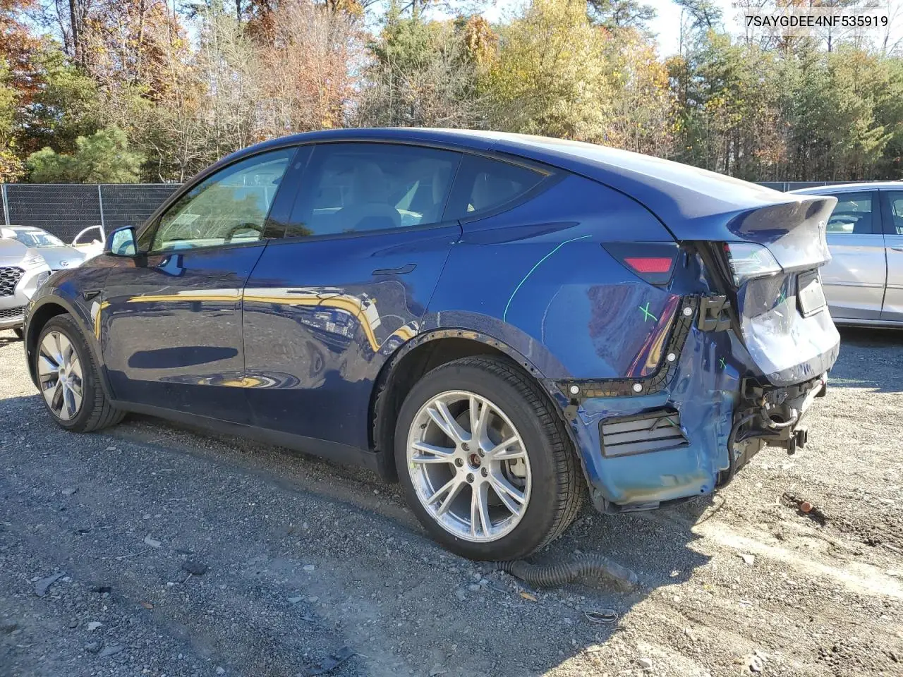 7SAYGDEE4NF535919 2022 Tesla Model Y