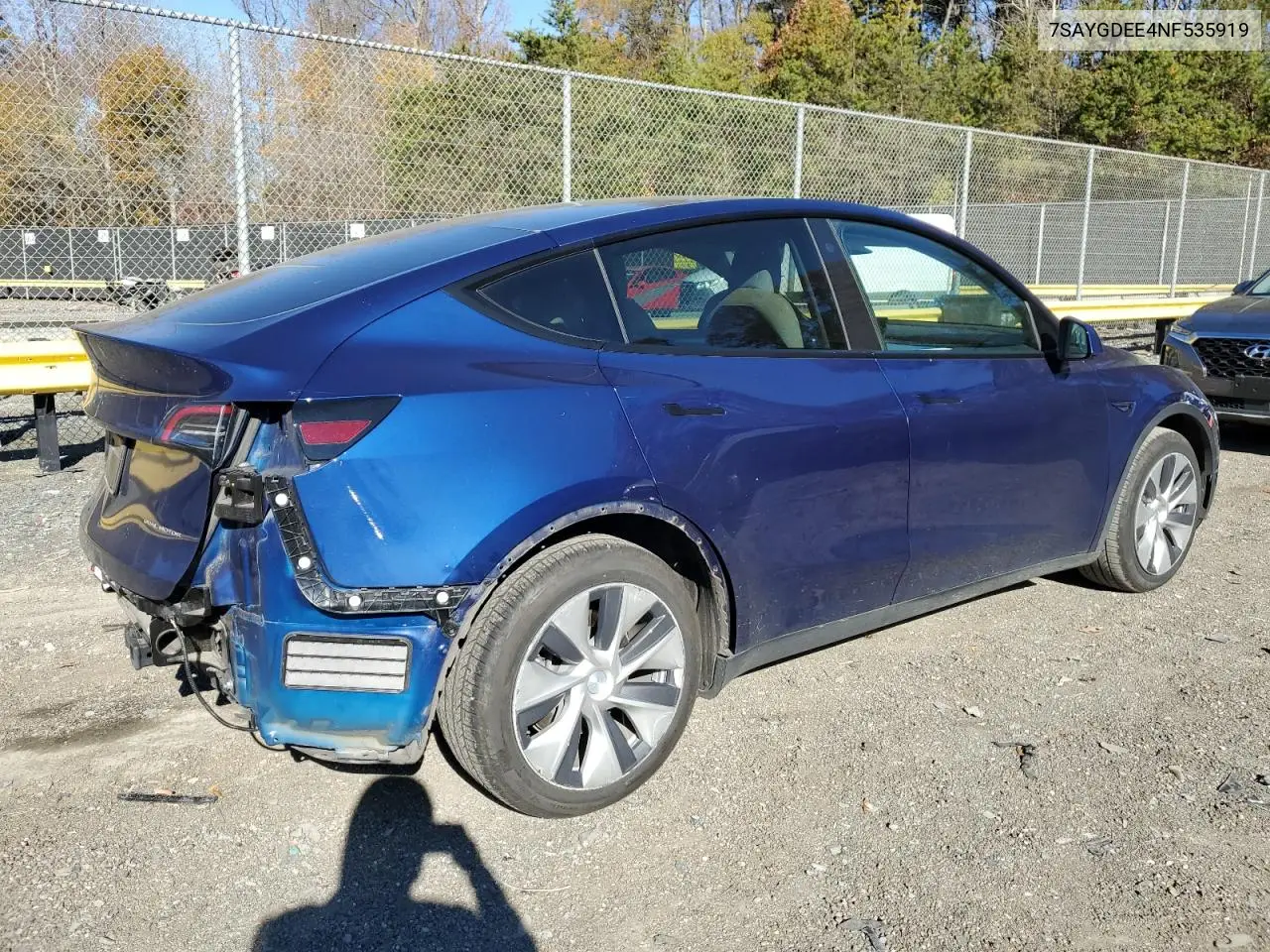 7SAYGDEE4NF535919 2022 Tesla Model Y
