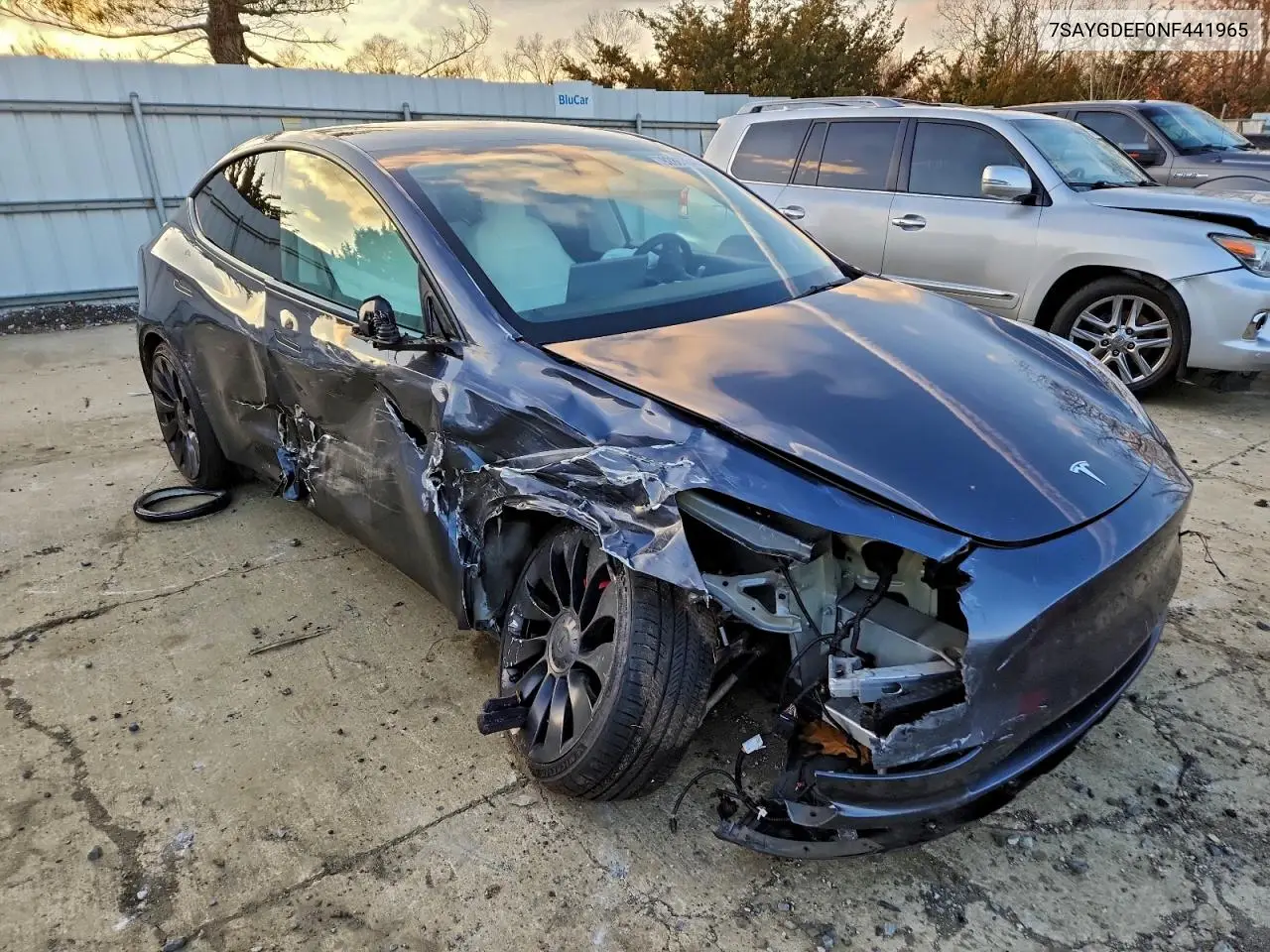7SAYGDEF0NF441965 2022 Tesla Model Y