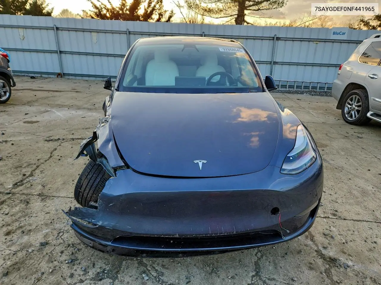 7SAYGDEF0NF441965 2022 Tesla Model Y