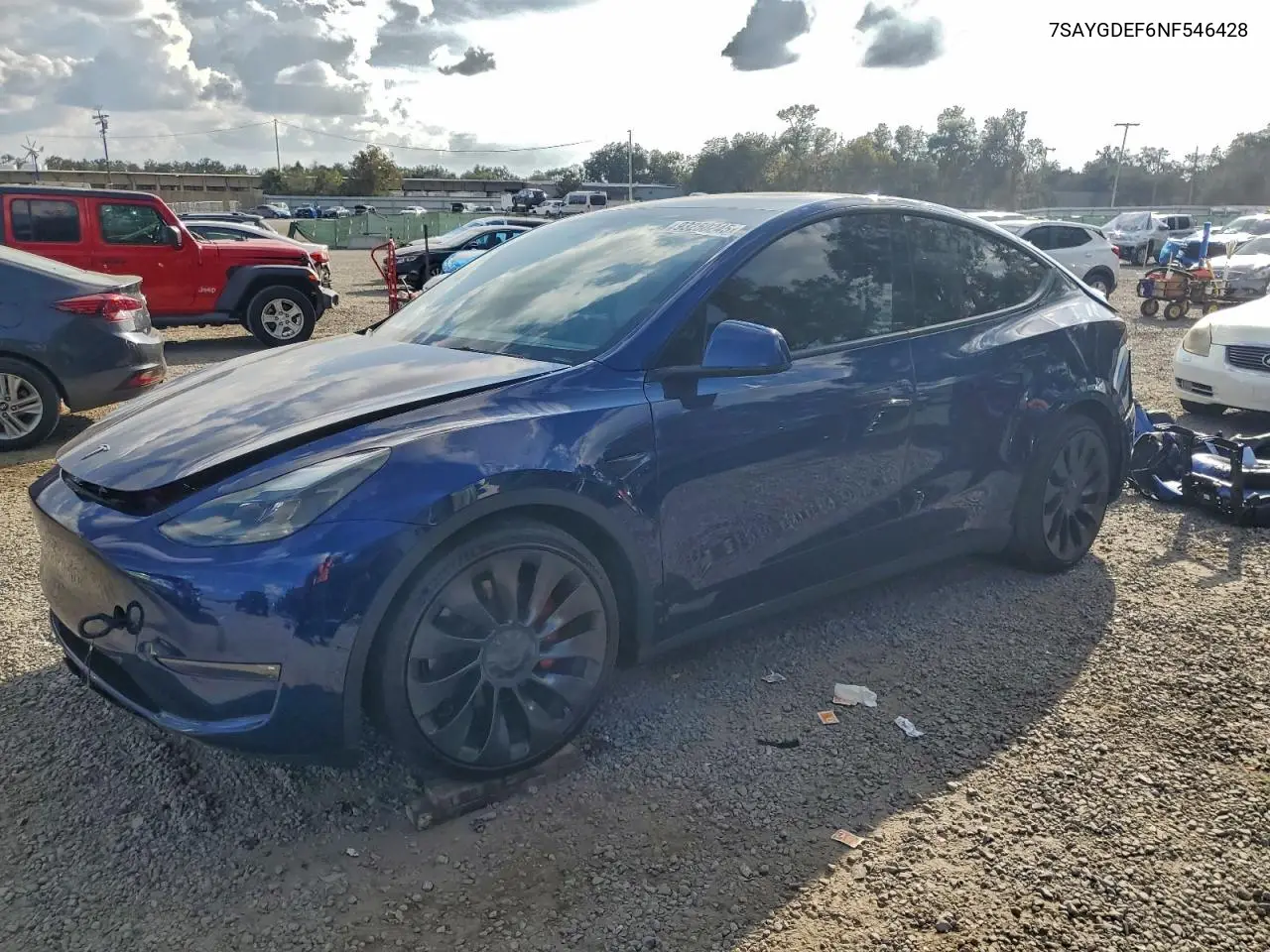 7SAYGDEF6NF546428 2022 Tesla Model Y
